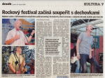 090814 - Přerovský deník - hodnotící článek festivalu DŘEVO ROCKFEST 2009
